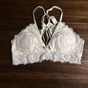 Aerie Lace Bralette - Cream